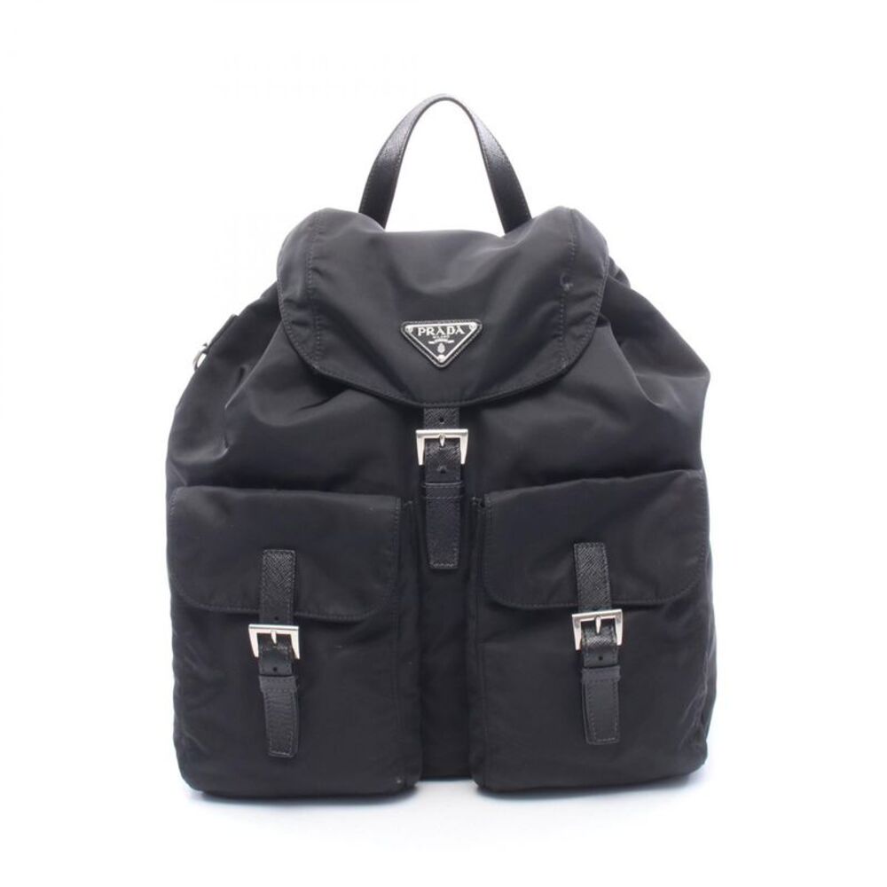 PRADA Re-Nylon Leather Backpack